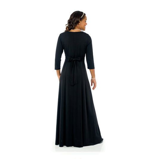 Taylor Dress - Sweetheart Neckline 3/4 Sleeve (Adult & Youth)