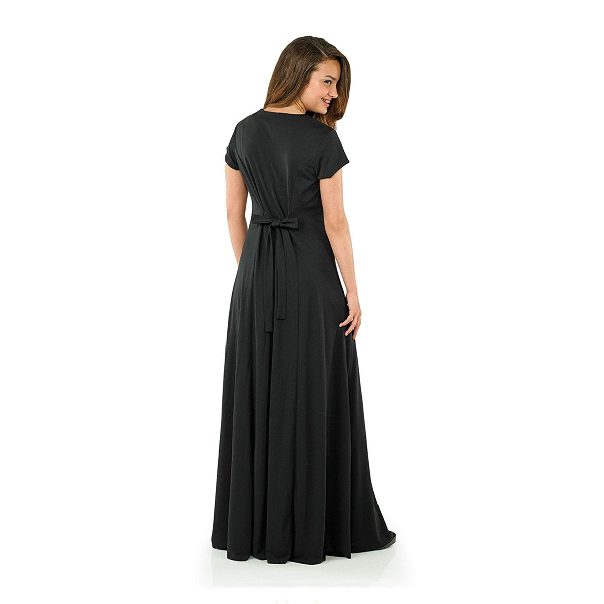 Melissa Dress - Heart Shaped Neckline Short Sleeve (Adult & Youth)