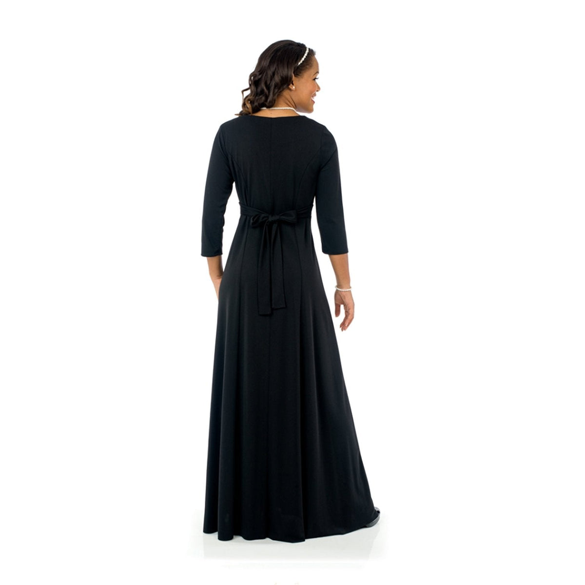 Taylor Dress - Sweetheart Neckline 3/4 Sleeve (Adult & Youth)