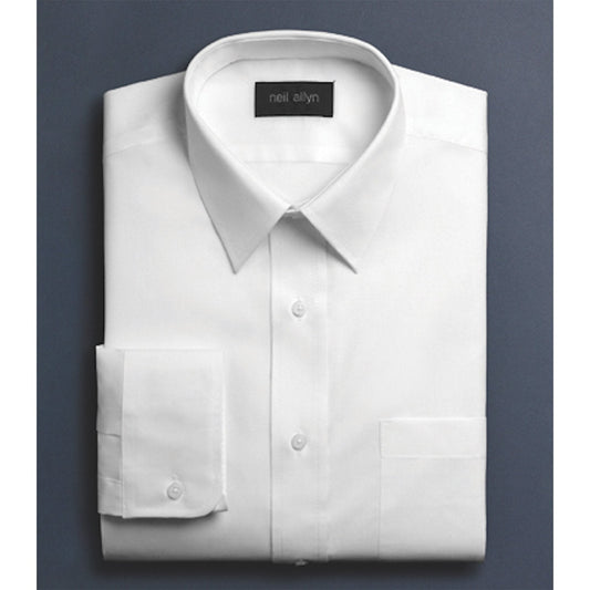 Ladies Laydown Collar Blouse - White
