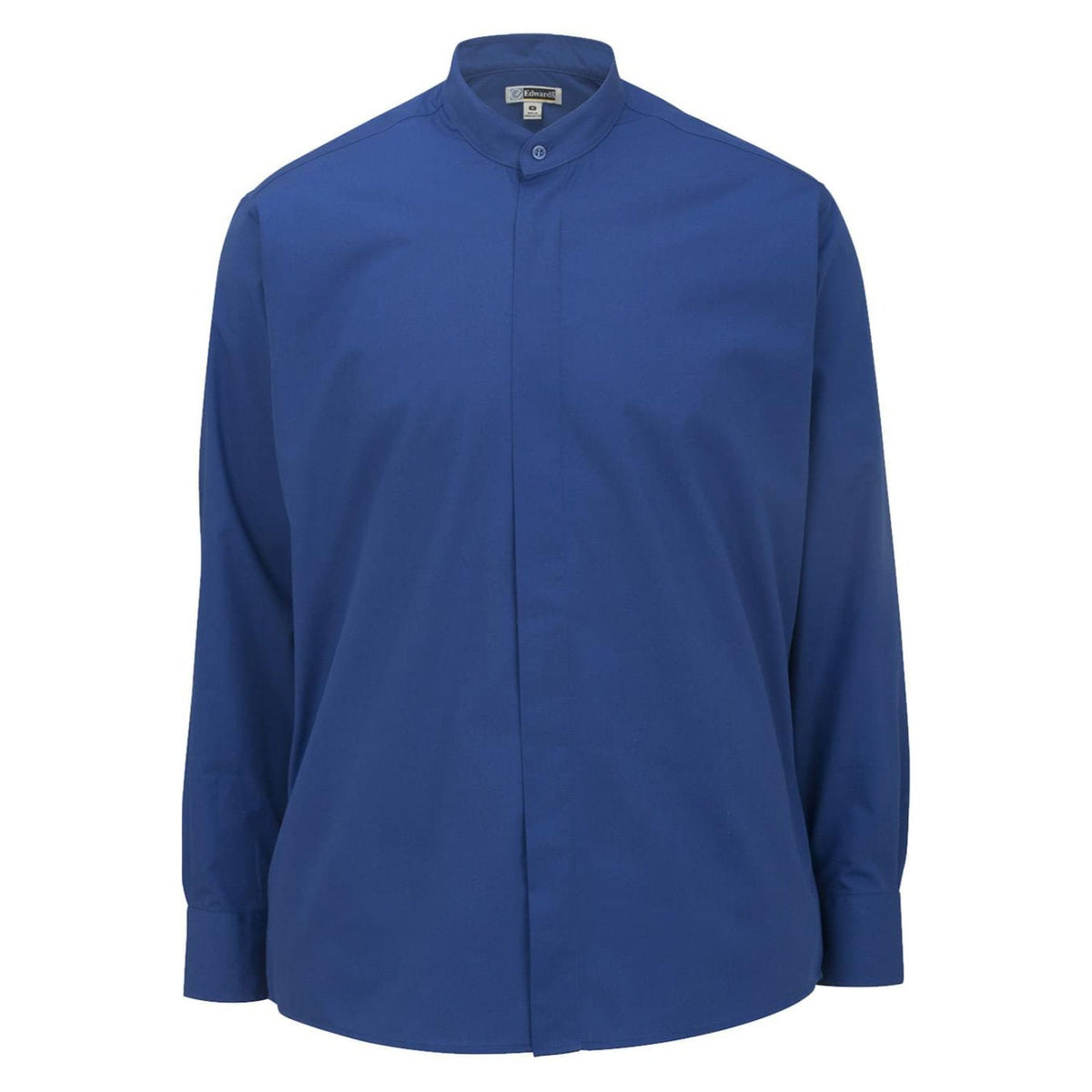 Banded Collar Broadcloth Shirt