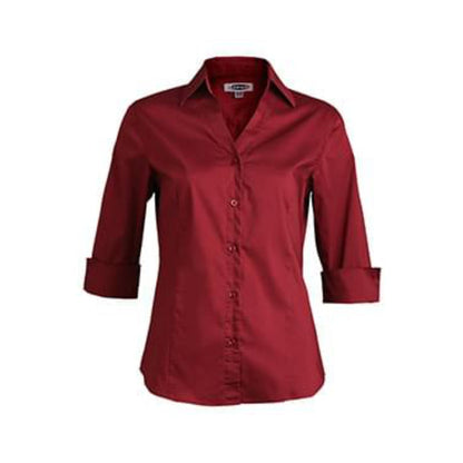 Ladies Stretch Broadcloth Blouse