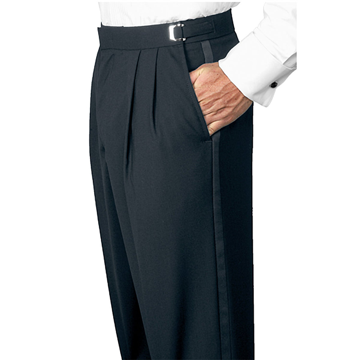 Double Pleated Tuxedo Pant w/ EZ-Hem - Mens & Boys