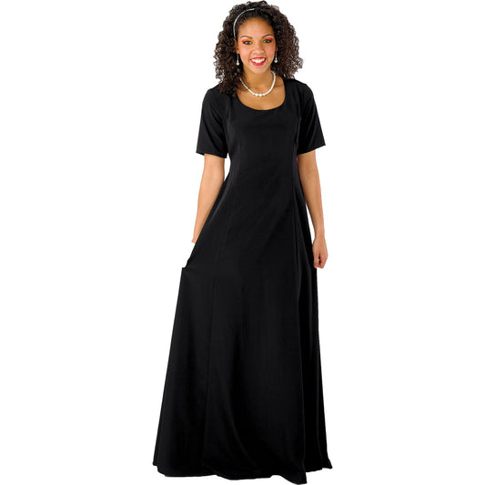 Zelda Dress - Short Sleeve Scoop Neckline (Adult & Youth)