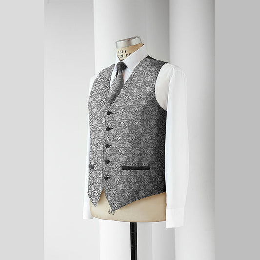 Ladies Paisley Full Back Vest - More Colors