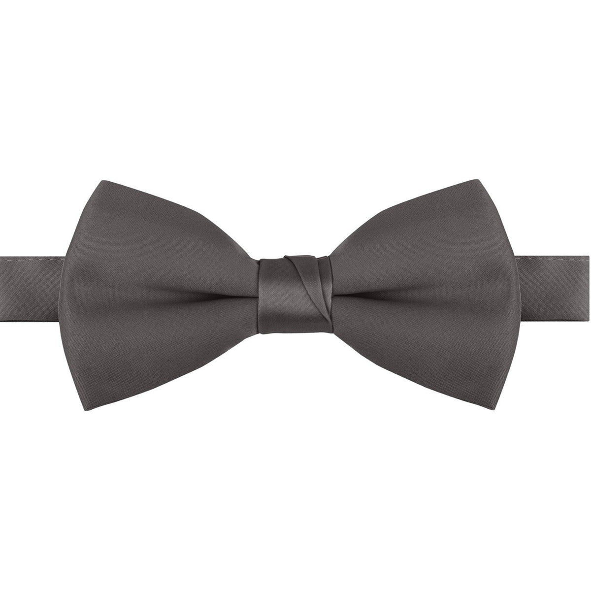 Polyester Satin Bow Tie - Banded or Clip-On - 26 Colors