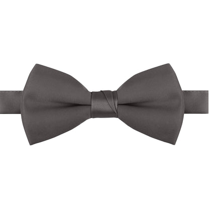 Polyester Satin Bow Tie - Banded or Clip-On - 26 Colors