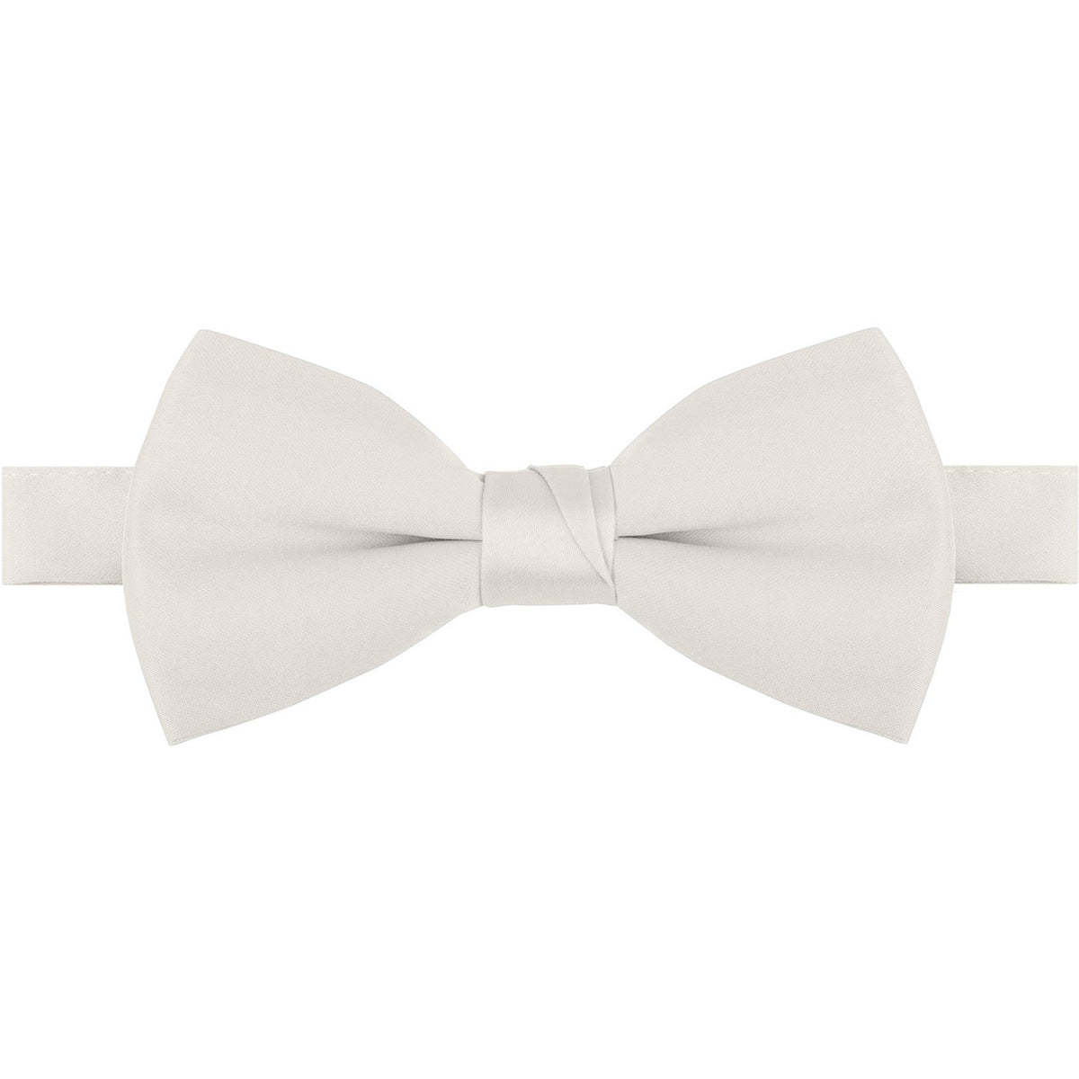 Polyester Satin Bow Tie - Banded or Clip-On - 26 Colors