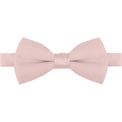 Polyester Satin Bow Tie - Banded or Clip-On - 26 Colors