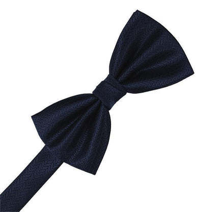 Herringbone Pre-Tied Bow Tie