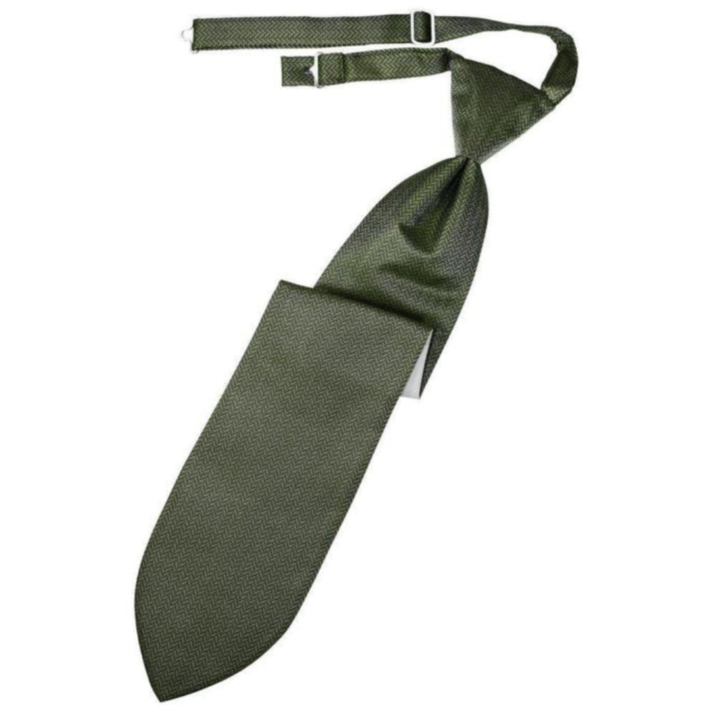 Herringbone Pre-Tied Necktie