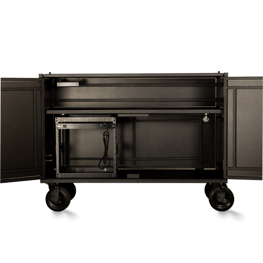 Hybrid Synth/Mixer Cart