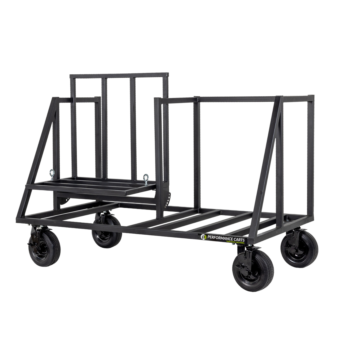 Adjustable Side-By-Side Speaker Cart