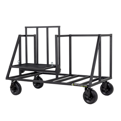 Adjustable Side-By-Side Speaker Cart