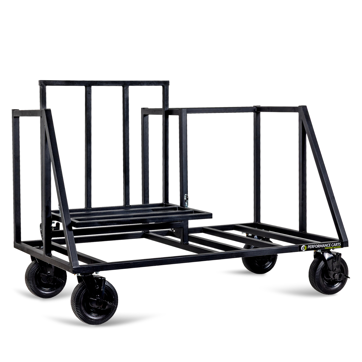 Adjustable Side-By-Side Speaker Cart