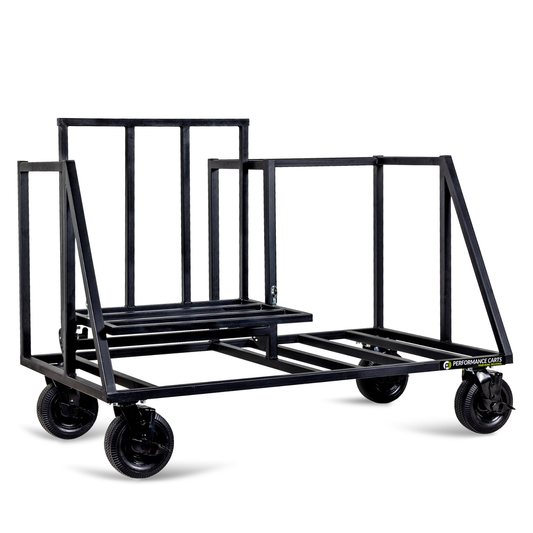 Adjustable Side-By-Side Speaker Cart