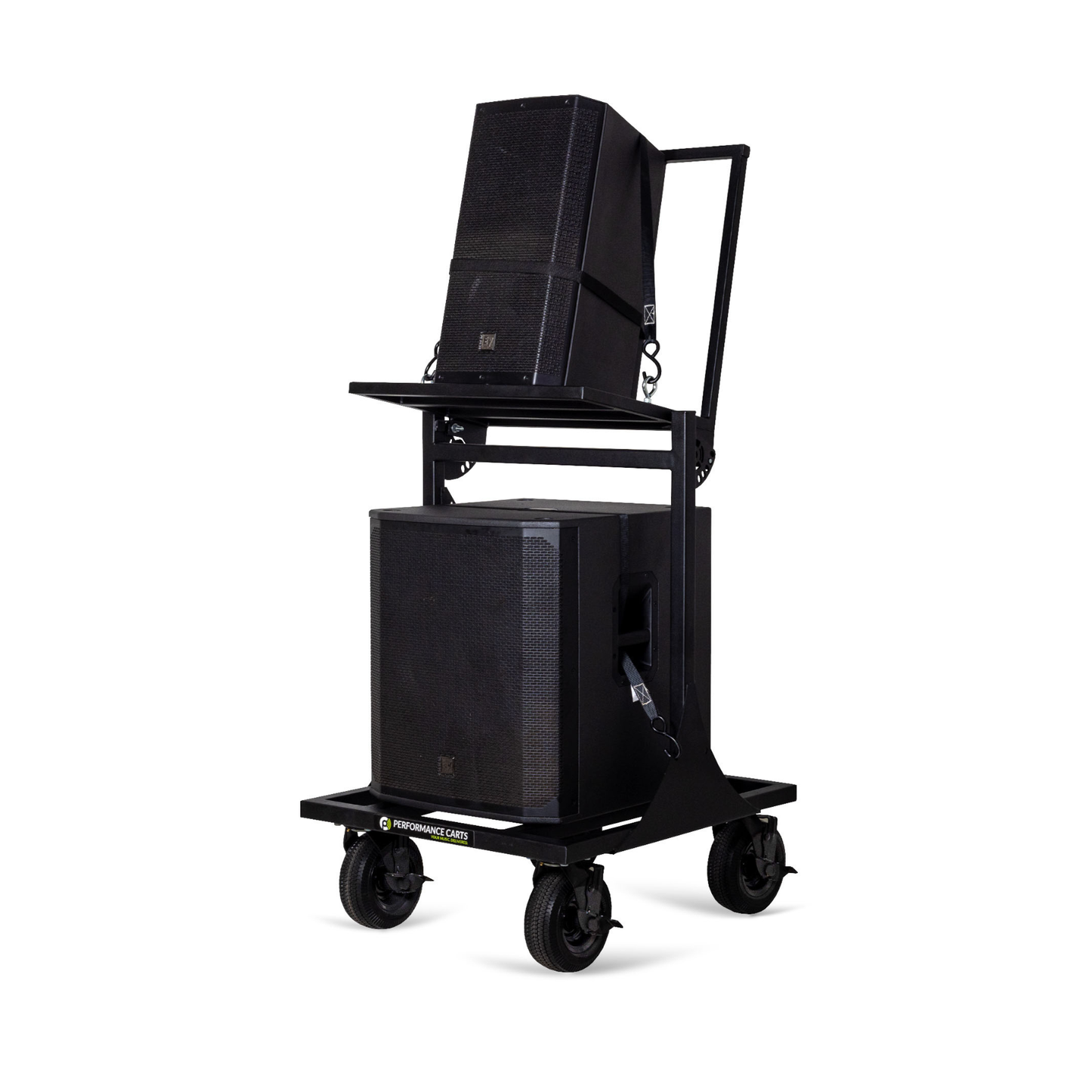 Adjustable Stacked Speaker Cart