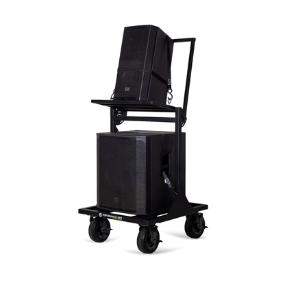 Adjustable Stacked Speaker Cart