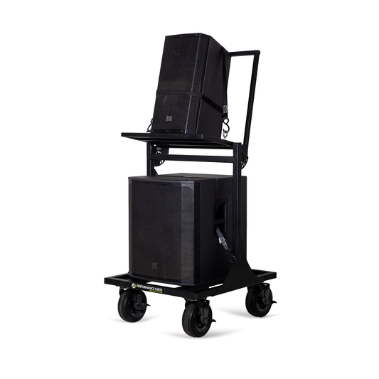 Adjustable Stacked Speaker Cart