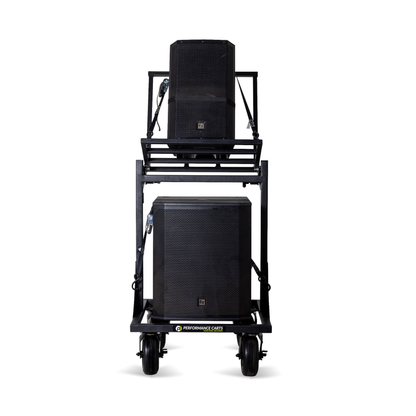 Adjustable Stacked Speaker Cart