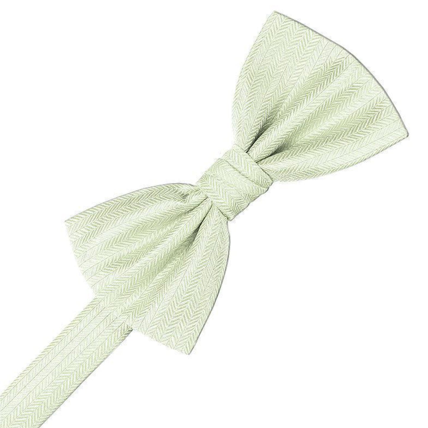 Herringbone Pre-Tied Bow Tie