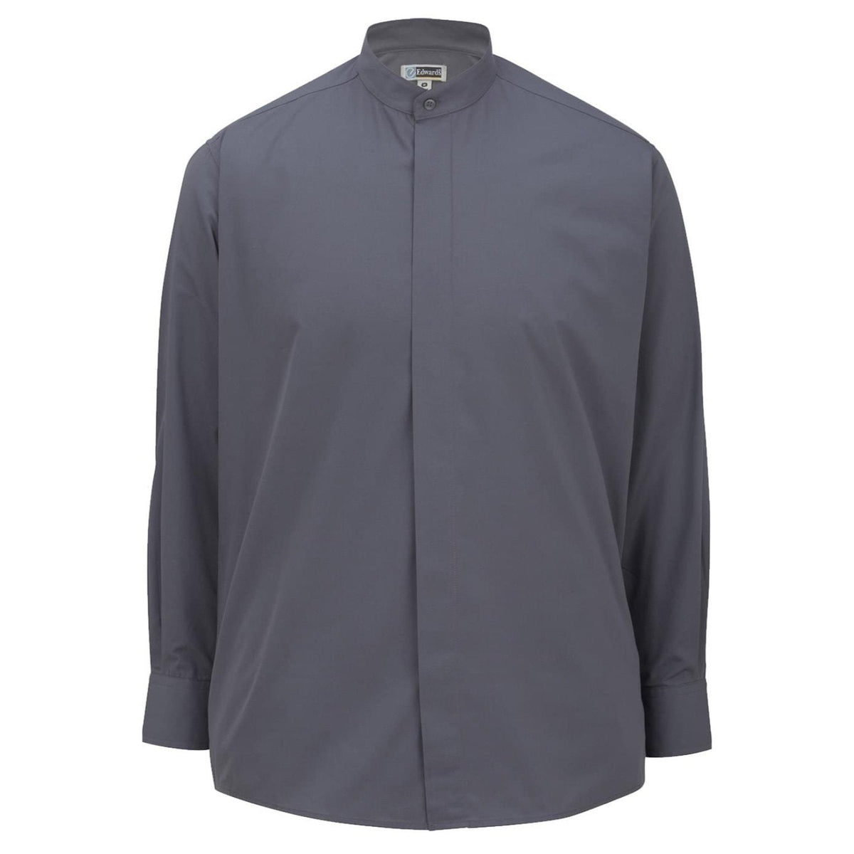 Banded Collar Broadcloth Shirt