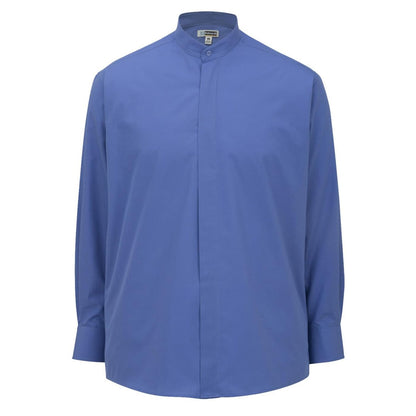Banded Collar Broadcloth Shirt