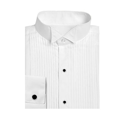 Ladies Wingtip Pleated Tuxedo Shirt