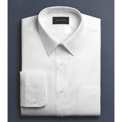 Ladies Laydown Collar Blouse - White