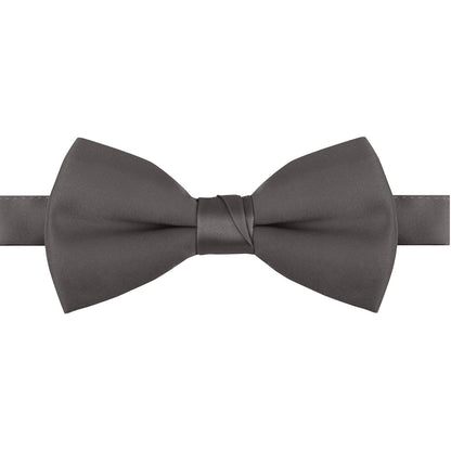 Polyester Satin Bow Tie - Banded or Clip-On - 26 Colors