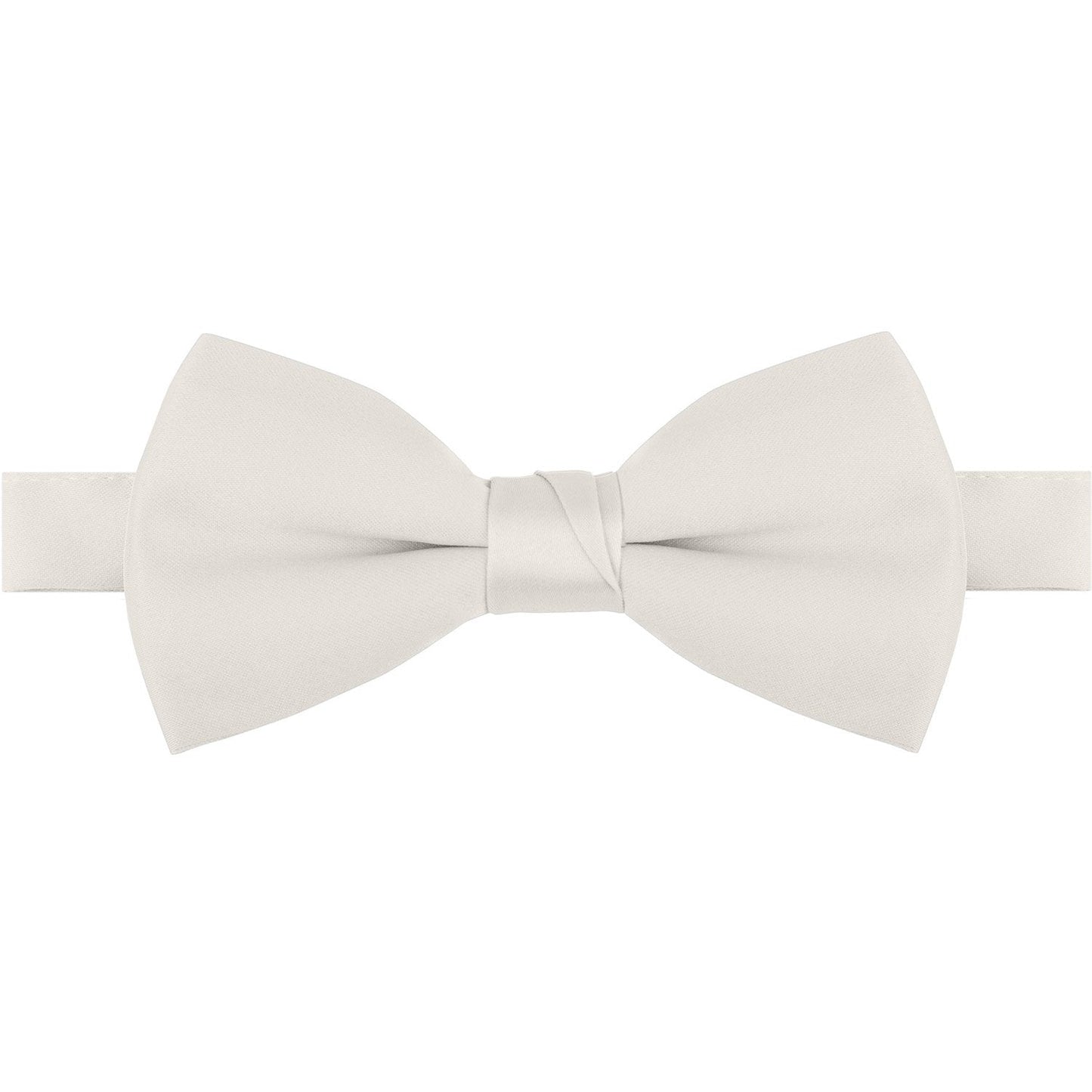 Polyester Satin Bow Tie - Banded or Clip-On - 26 Colors