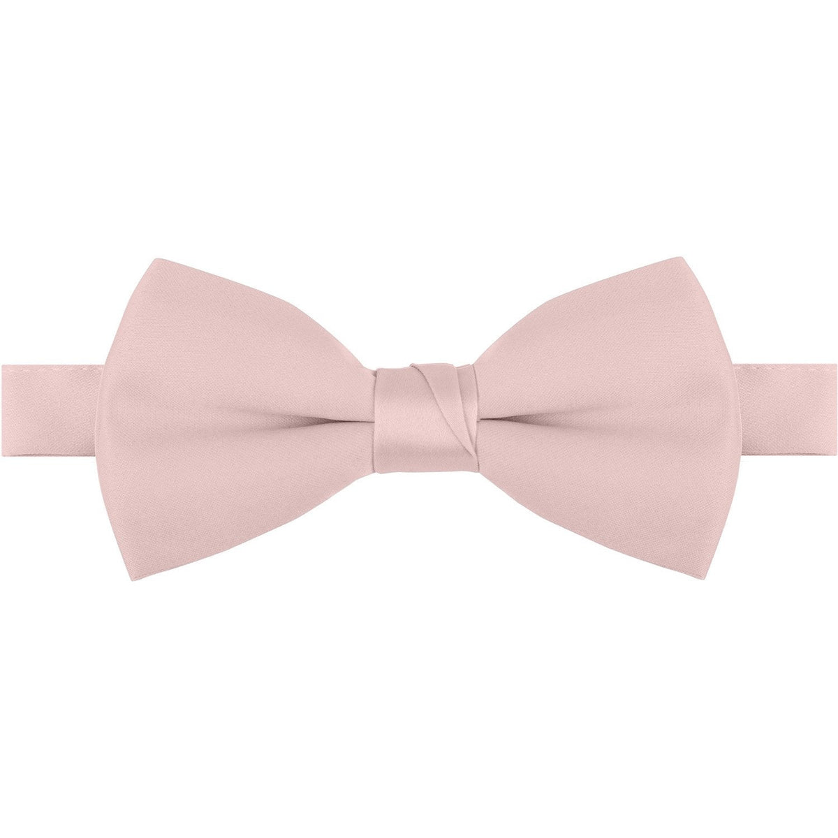 Polyester Satin Bow Tie - Banded or Clip-On - 26 Colors