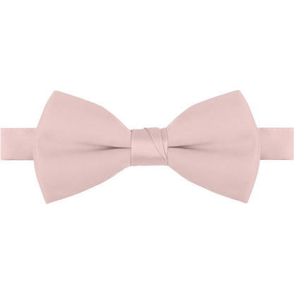 Polyester Satin Bow Tie - Banded or Clip-On - 26 Colors
