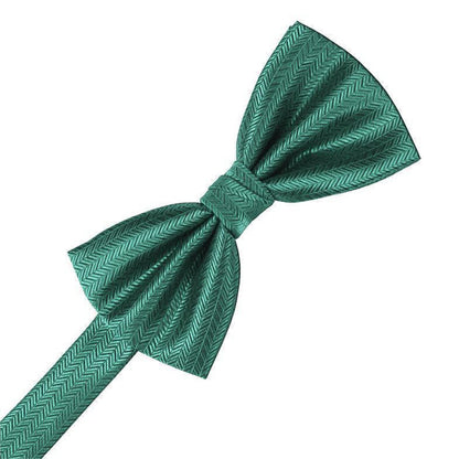 Herringbone Pre-Tied Bow Tie