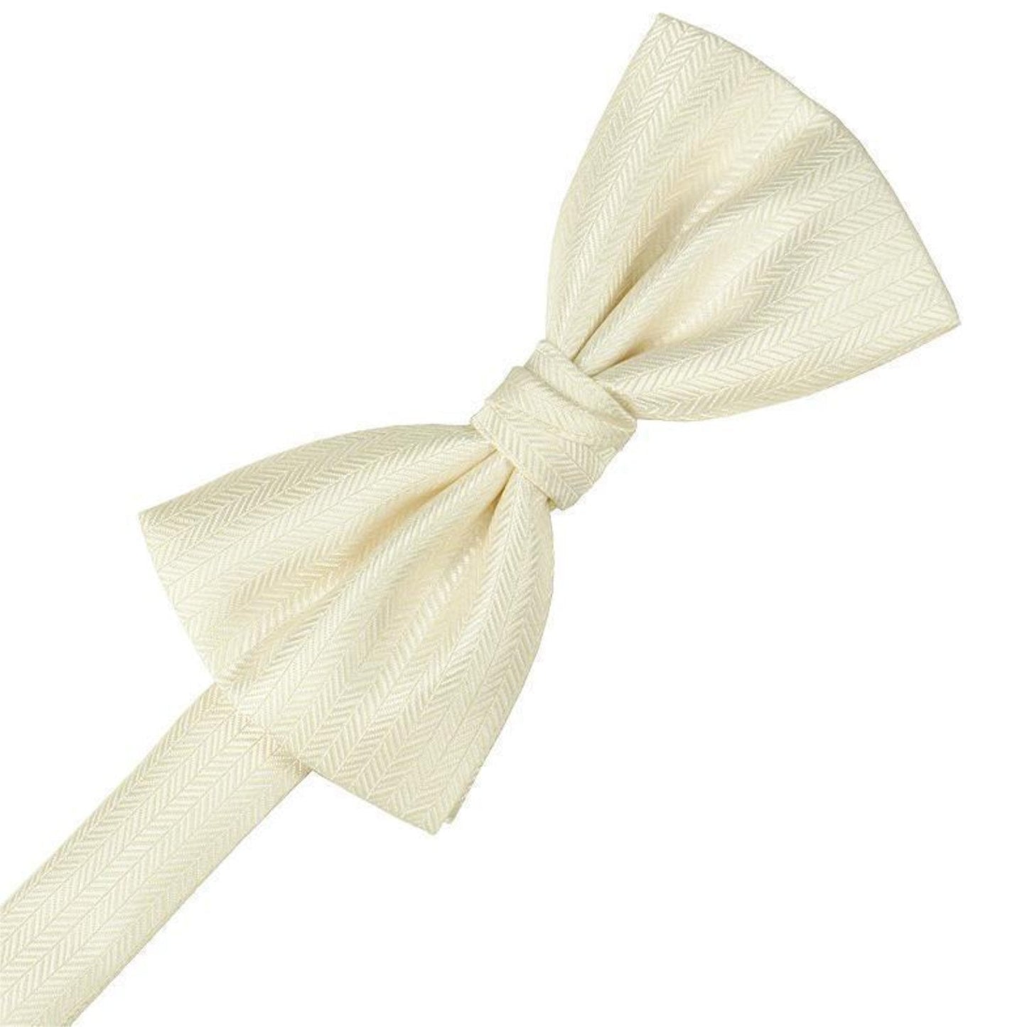 Herringbone Pre-Tied Bow Tie