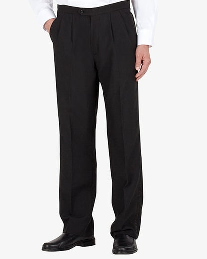 Mens Pleated (Poly) Tuxedo Pant
