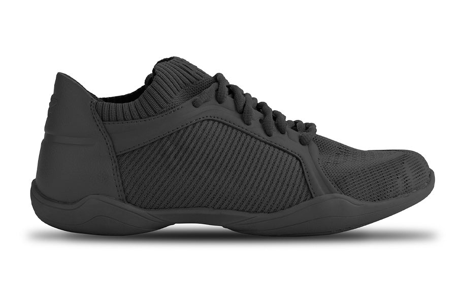 Renegade 1 performance shoe in white/slate gray showing athletic silhouette, low cut ankle, and breathable side vents for event versatility.